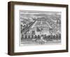 A bird's-eye view of Burlington House, Piccadilly, Westminster, c1707 (1911)-Johannes Kip-Framed Giclee Print