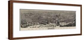 A Bird'S-Eye View of Manchester in 1889-Henry William Brewer-Framed Giclee Print