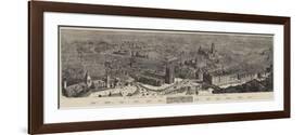 A Bird'S-Eye View of Manchester in 1889-Henry William Brewer-Framed Giclee Print