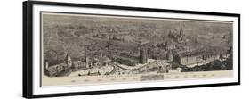 A Bird'S-Eye View of Manchester in 1889-Henry William Brewer-Framed Giclee Print