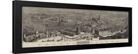 A Bird'S-Eye View of Manchester in 1889-Henry William Brewer-Framed Giclee Print