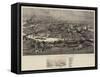 A Bird's Eye View of Newcastle-On-Tyne-Robert Jobling-Framed Stretched Canvas