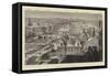 A Bird's Eye View of Paris from the Roof of St Gervais-null-Framed Stretched Canvas