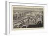 A Bird's Eye View of Paris from the Roof of St Gervais-null-Framed Giclee Print