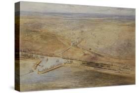 A Bird's-Eye View of the Docks at Buenos Aires-Eduardo Martino-Stretched Canvas
