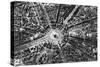 A Bird's Eye View of the Place De L'Etoile and the Arc De Triomphe, Paris, 1931-Ernest Flammarion-Stretched Canvas