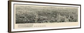 A Bird's Eye View of the West End of London-Henry William Brewer-Framed Giclee Print