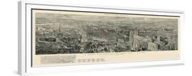 A Bird's Eye View of the West End of London-Henry William Brewer-Framed Giclee Print