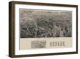 A Bird's Eye View of the West End of London-Henry William Brewer-Framed Giclee Print