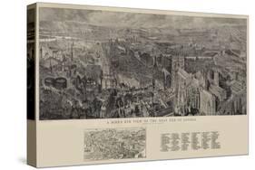 A Bird's Eye View of the West End of London-Henry William Brewer-Stretched Canvas