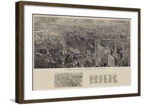 A Bird's Eye View of the West End of London-Henry William Brewer-Framed Giclee Print