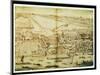 A Bird's Eye View of Whitehall Palace, C.1695-Leonard Knyff-Mounted Giclee Print