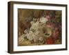 A Bird's Nest and Blossom on a Mossy Bank (Oil)-George Clare-Framed Giclee Print