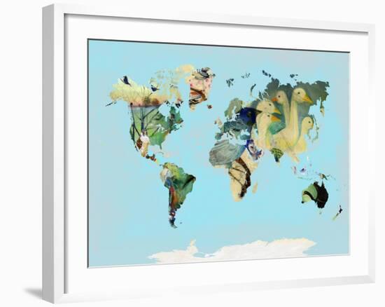 A Bird World, 2016,-Nancy Moniz Charalambous-Framed Giclee Print