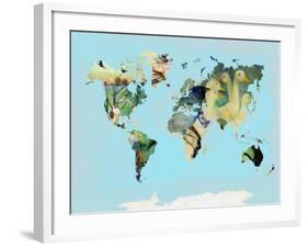 A Bird World, 2016,-Nancy Moniz Charalambous-Framed Giclee Print