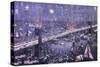 A Birds-Eye View of the Great New York and Brooklyn Bridge and Grand Display of Fire Works on…-null-Stretched Canvas