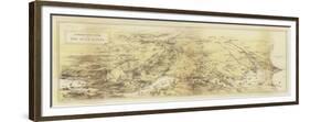 A Birds Eye View of the Suez Canal-null-Framed Premium Giclee Print