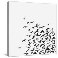 A Birds' Flock-kusuriuri-Stretched Canvas