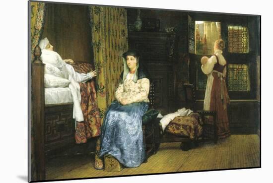 A Birth Chamber, Seventeenth Century-Sir Lawrence Alma-Tadema-Mounted Art Print