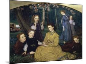 A Birthday Picnic-Arthur Hughes-Mounted Giclee Print