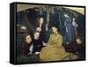 A Birthday Picnic-Arthur Hughes-Framed Stretched Canvas