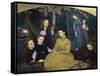 A Birthday Picnic-Arthur Hughes-Framed Stretched Canvas