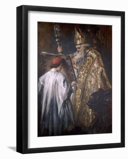 A Bishop, 1889-John Gilbert-Framed Giclee Print