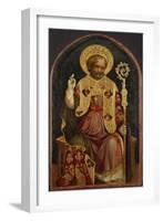 A Bishop Saint, 15th Century-Michele Giambono-Framed Giclee Print