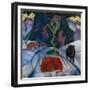 A Bison in Winter , 1913-Franz Marc-Framed Giclee Print