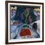 A Bison in Winter , 1913-Franz Marc-Framed Giclee Print