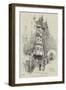 A Bit of Old London, Recently Demolished-Herbert Railton-Framed Giclee Print