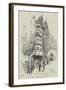 A Bit of Old London, Recently Demolished-Herbert Railton-Framed Giclee Print