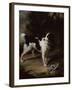 A Black and White Springer Spaniel with a Dead Partridge in a Landscape-John Wootton-Framed Giclee Print