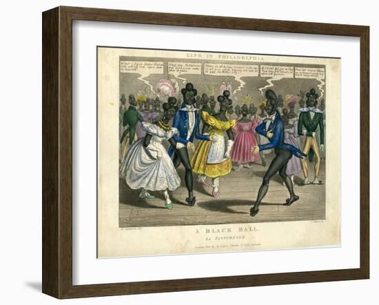 A Black Ball-Charles Hunt-Framed Giclee Print