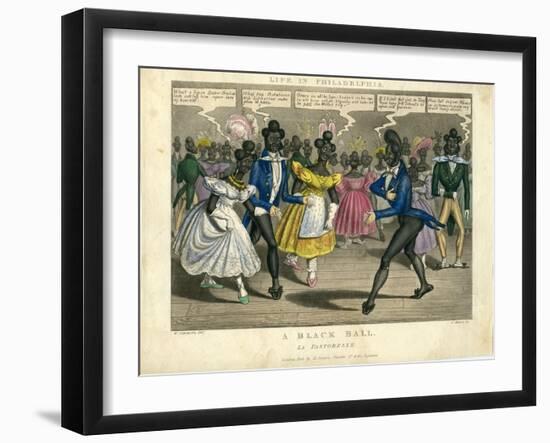 A Black Ball-Charles Hunt-Framed Giclee Print