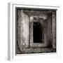 A Black Cat Inside a Window-Luis Beltran-Framed Photographic Print