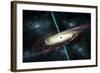 A Black Hole in Interstellar Space-Stocktrek Images-Framed Art Print