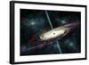 A Black Hole in Interstellar Space-Stocktrek Images-Framed Art Print