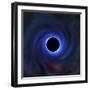 A Black Hole Warping the Space around It-null-Framed Photographic Print