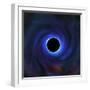 A Black Hole Warping the Space around It-null-Framed Photographic Print