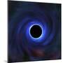 A Black Hole Warping the Space around It-null-Mounted Photographic Print