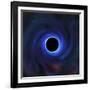 A Black Hole Warping the Space around It-null-Framed Photographic Print