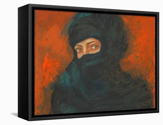 A Black Veil- Troubled Times, 2011-Stevie Taylor-Framed Stretched Canvas