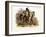 A Blackfoot Indian on Horseback, Plate 19 from Volume 1 of Travels in the Interior of North America-Karl Bodmer-Framed Giclee Print