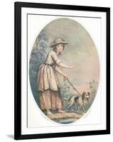 A Blind Girl of Rome, C18th Century-Thomas Gaugain-Framed Giclee Print