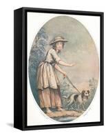 A Blind Girl of Rome, C18th Century-Thomas Gaugain-Framed Stretched Canvas