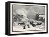 A Blizzard in Winnipeg, Canada, Nineteenth Century-null-Framed Stretched Canvas