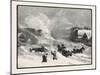 A Blizzard in Winnipeg, Canada, Nineteenth Century-null-Mounted Giclee Print