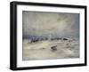 'A Blizzard on the Barrier', c1908, (1909)-George Marston-Framed Giclee Print