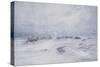 A Blizzard on the Barrier-George Marston-Stretched Canvas